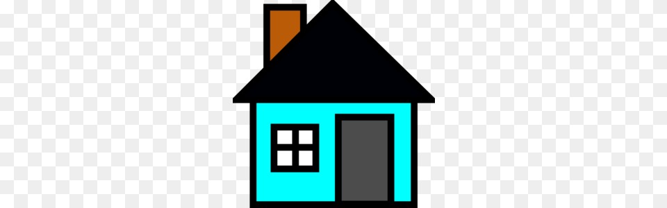 Teal House Clip Art Teal House Clip Art, Architecture, Building, Countryside, Hut Png Image