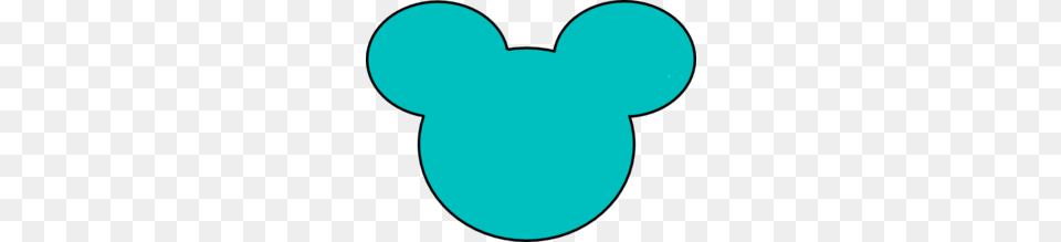 Teal Mickey Mouse Outline Clip Art, Balloon, Astronomy, Moon, Nature Png Image