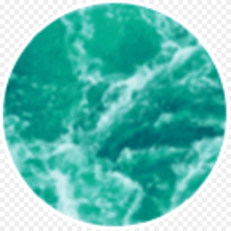 Teal Ocean Background Blur Marble Circle Freetoedit Teal Background Aesthetic, Nature, Sky, Outdoors, Turquoise Png Image