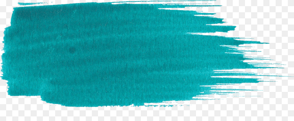 Teal Paint Brush Stroke, Water, Nature, Outdoors, Sea Free Png