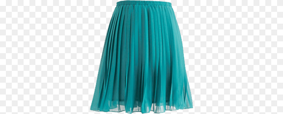 Teal Pleated Skirt As You Swish Avenuesixty, Clothing, Miniskirt, Dress, Fashion Free Png Download
