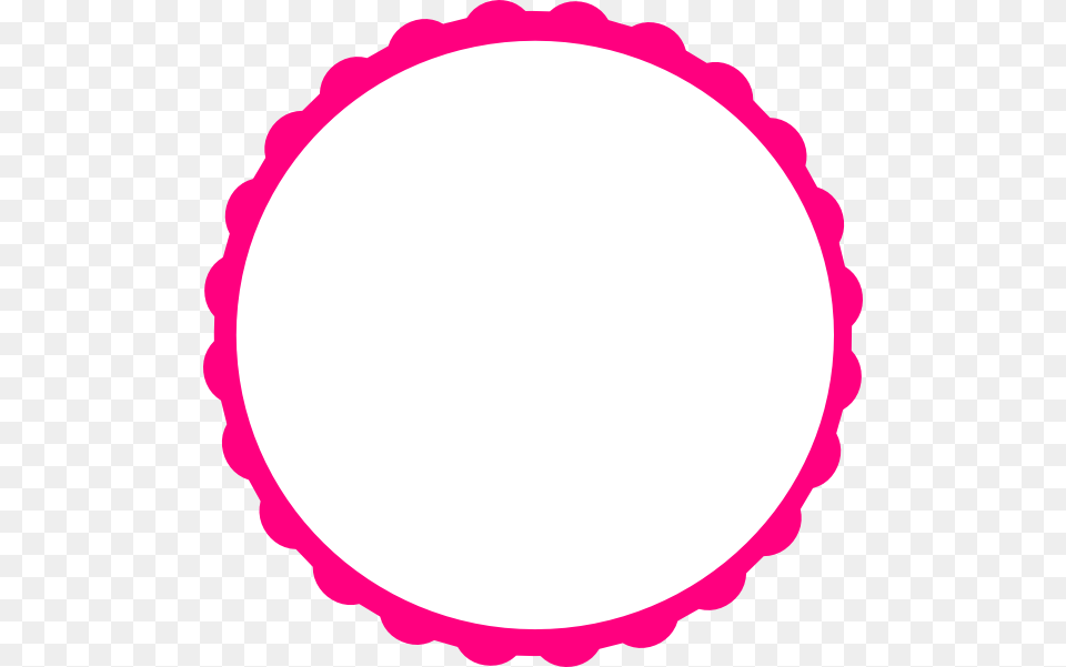 Teal Scallop Circle Frame Clip Art, Oval, Birthday Cake, Cake, Cream Free Png Download