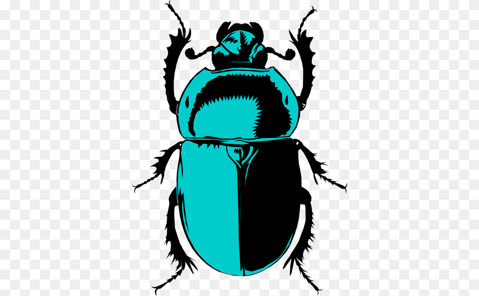 Teal Scarab Clip Art, Animal, Person, Dung Beetle, Insect Free Png