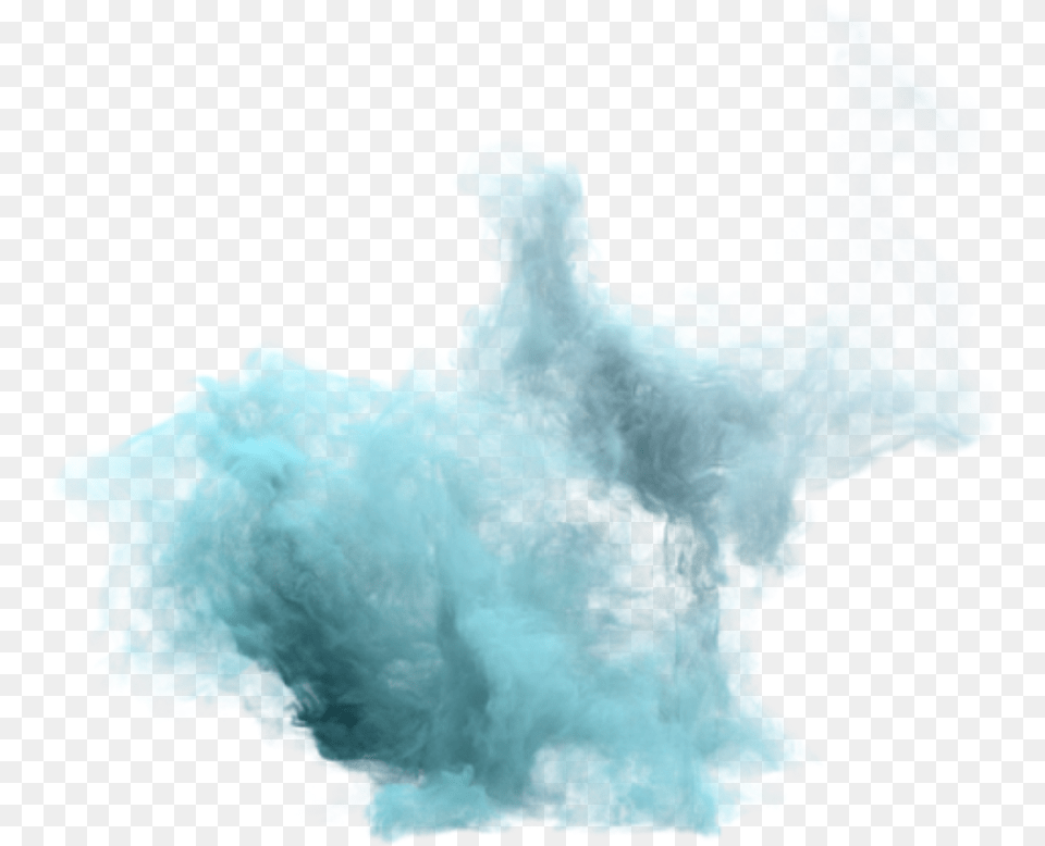 Teal Smoke Vector Freeuse Blue Smoke Effect Transparents, Ice, Nature, Outdoors, Adult Png