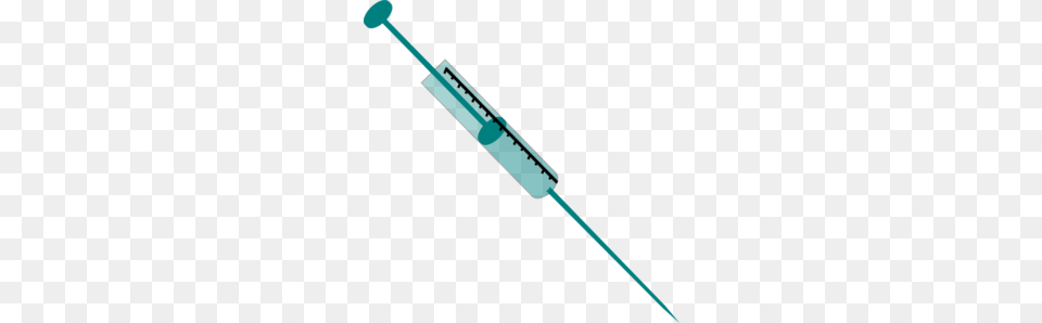 Teal Syringe Injection Clip Art Free Transparent Png