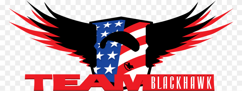 Team Blackhawk Paramotors Usa Inc Logo Blackhawk Logo, American Flag, Flag, Emblem, Symbol Free Transparent Png
