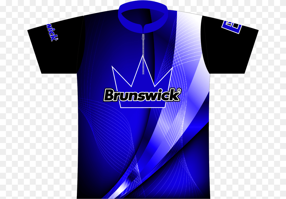 Team Brunswick Blue Lines Express Dye Sublimated Jersey Blue, Clothing, Shirt, T-shirt, Adult Free Png