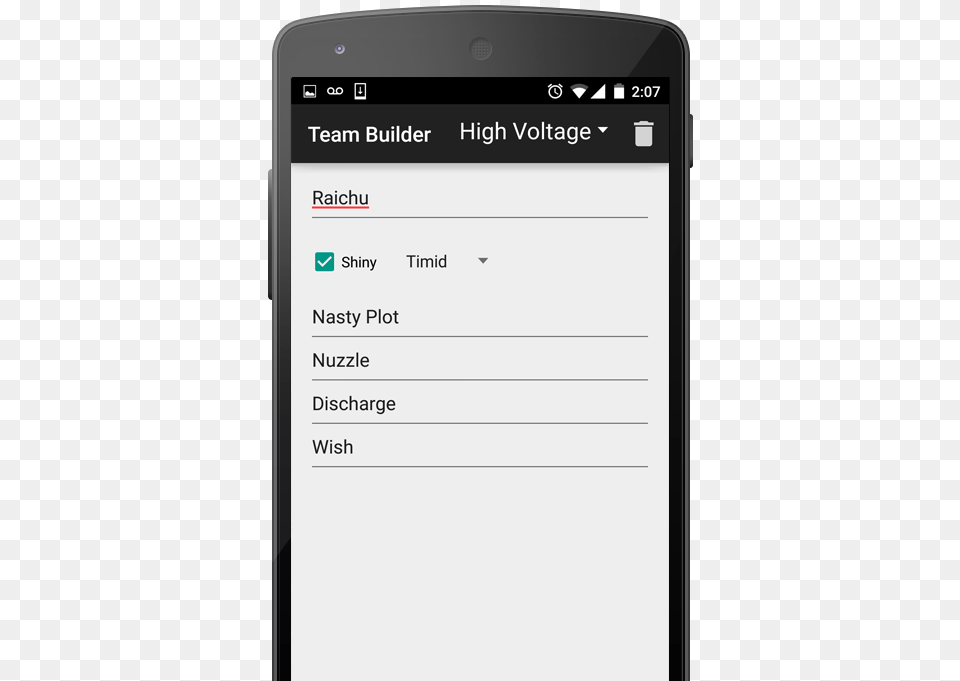 Team Builder Edit Pokmon, Electronics, Mobile Phone, Phone, Text Free Png