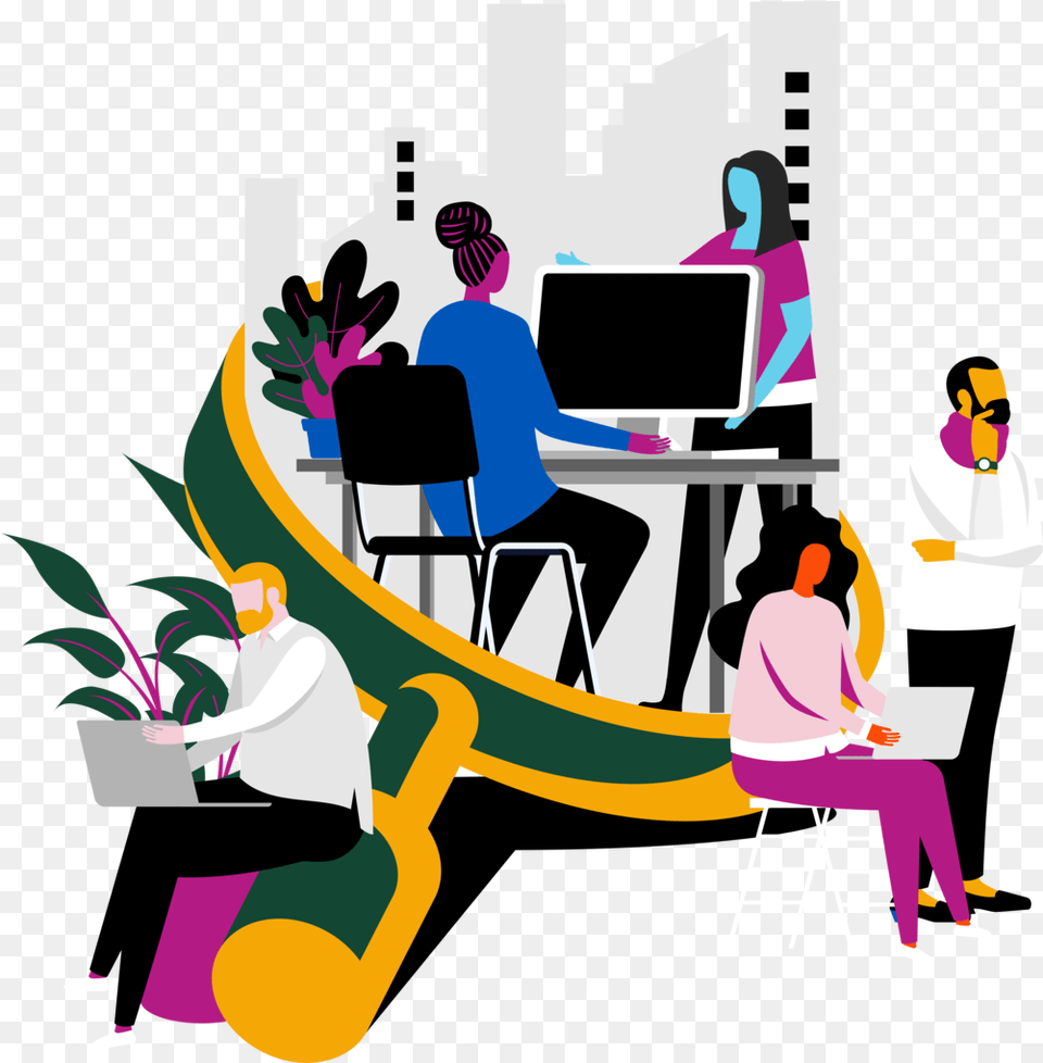 Team Dynamics 2020 Clip Art, Adult, Table, Person, Woman Free Png