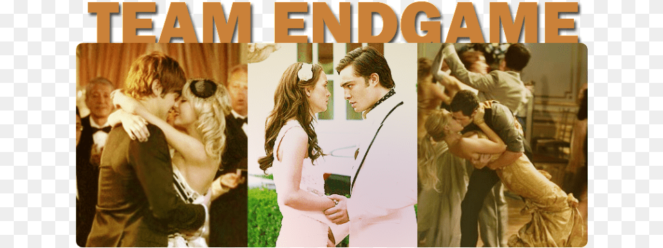 Team Endgame Njdscb Chuck And Blair, Woman, Wedding, Formal Wear, Female Png