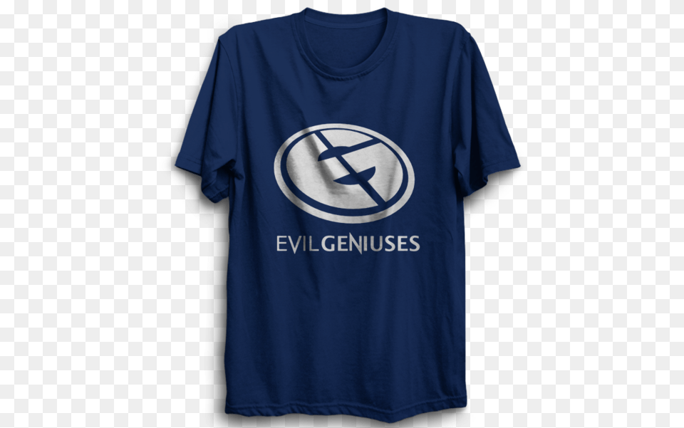 Team Evil Geniuses Half Sleeve Navy Blue Evil Geniuses, Clothing, Shirt, T-shirt Free Png Download