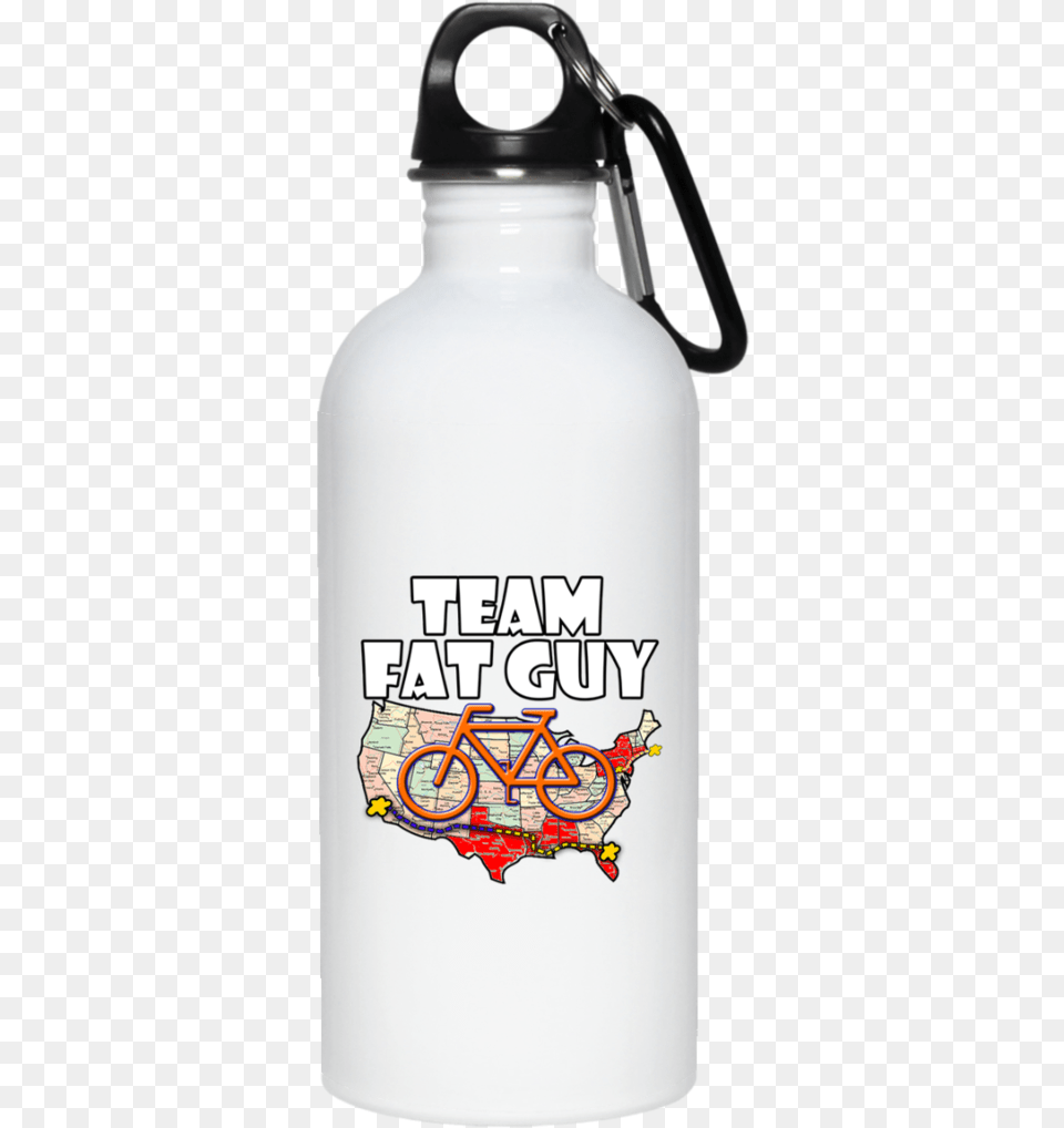 Team Fat Guy 20 Oz Stainless Steel Water Bottle U2013 Wasteland Momlife Water Bottle, Water Bottle, Shaker, Bicycle, Transportation Png Image