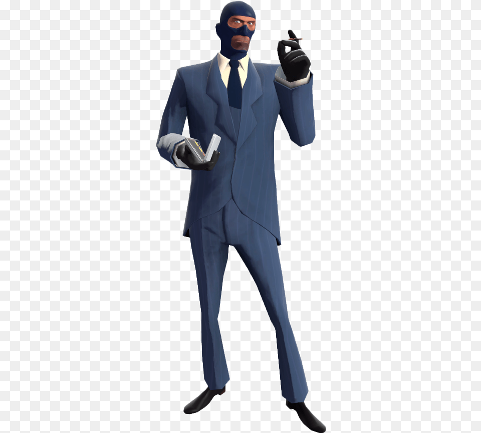 Team Fortress 2 Blue Spy, Tuxedo, Clothing, Formal Wear, Suit Free Png