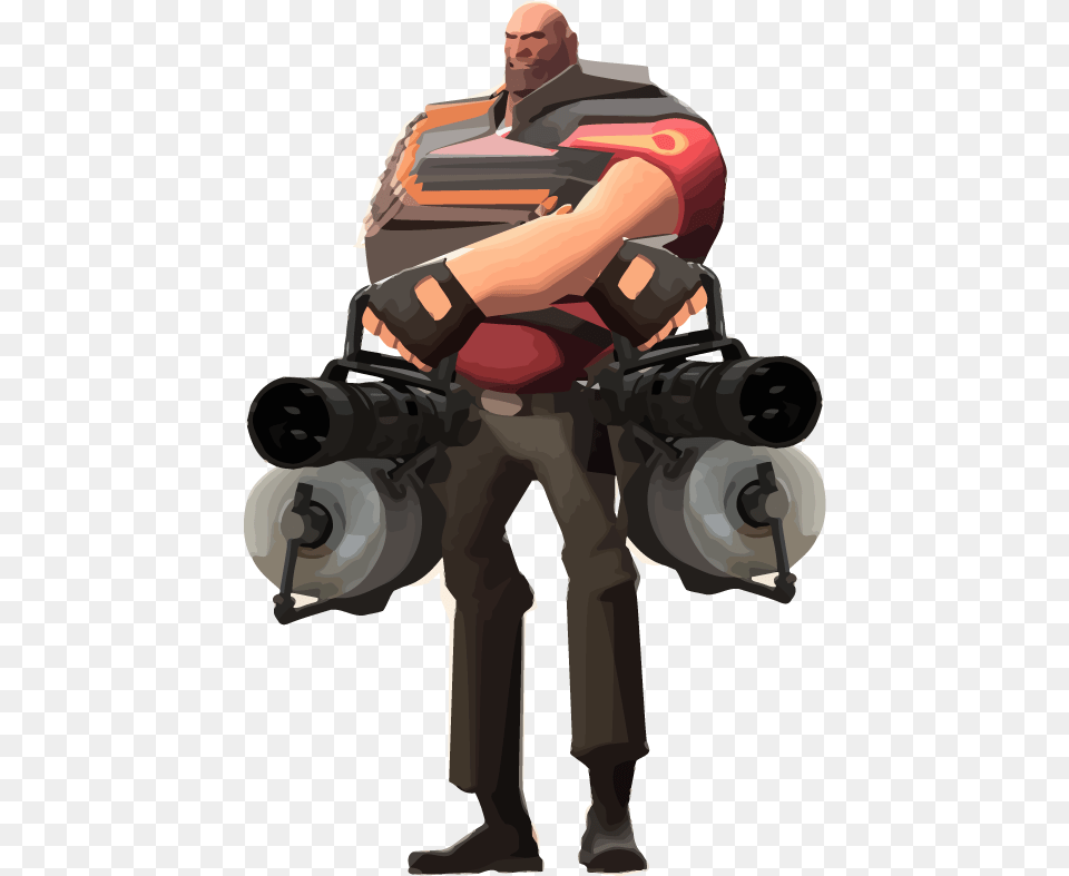 Team Fortress 2 Heavy Download Tf2 Heavy Health Bar, Adult, Male, Man, Person Png Image