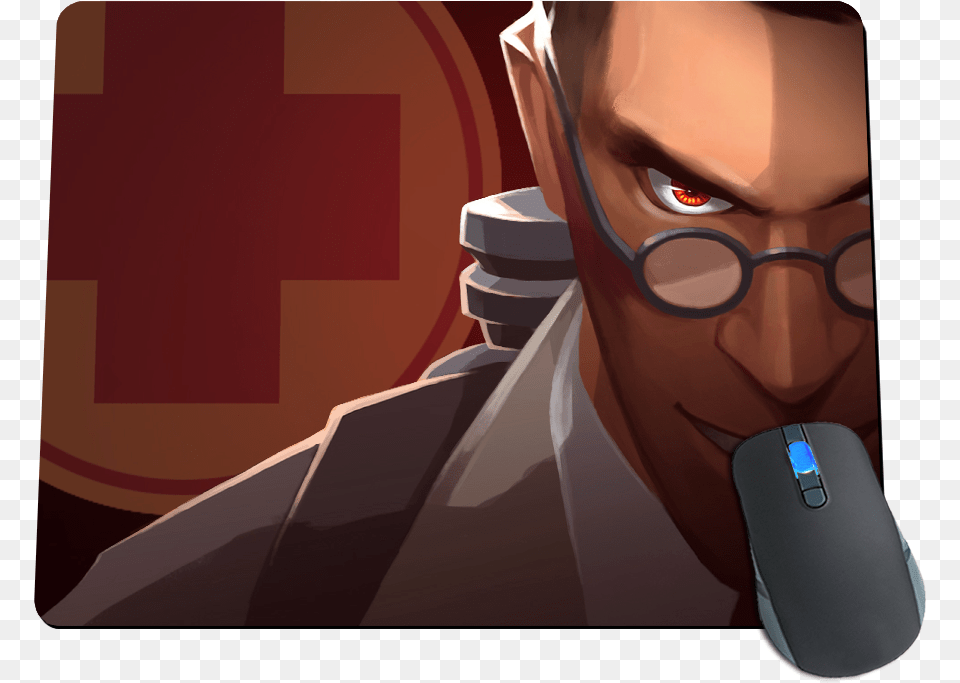 Team Fortress 2 I Blu Medic, Adult, Person, Head, Female Free Png Download
