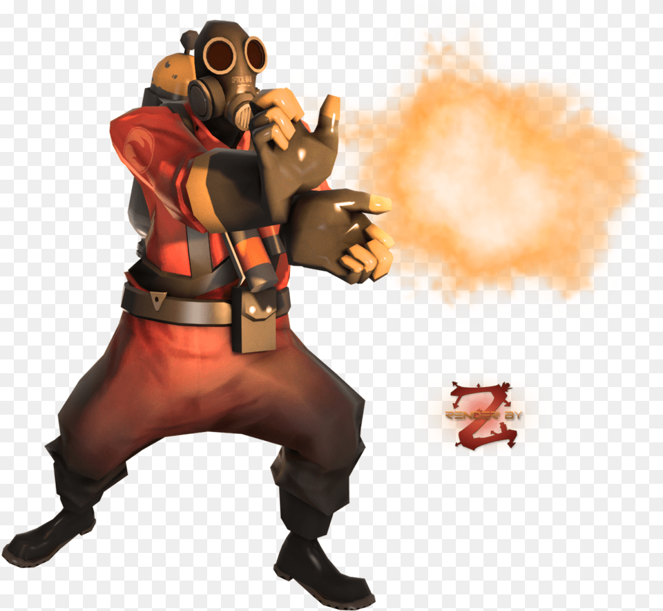 Team Fortress 2 Logo Team Fortress 2 Pyro Render Tf2 Pyro, Adult, Female, Person, Woman Png