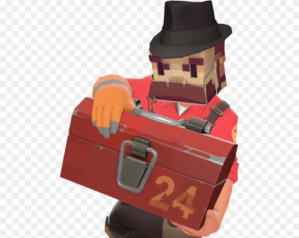 Team Fortress 2 Notch, Bag, Clothing, Hat, Box Free Png