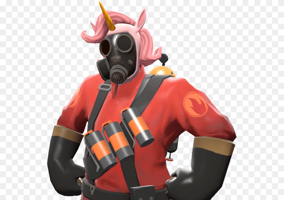 Team Fortress 2 Orange Fictional Character Pyro Team Fortress, Adult, Male, Man, Person Png