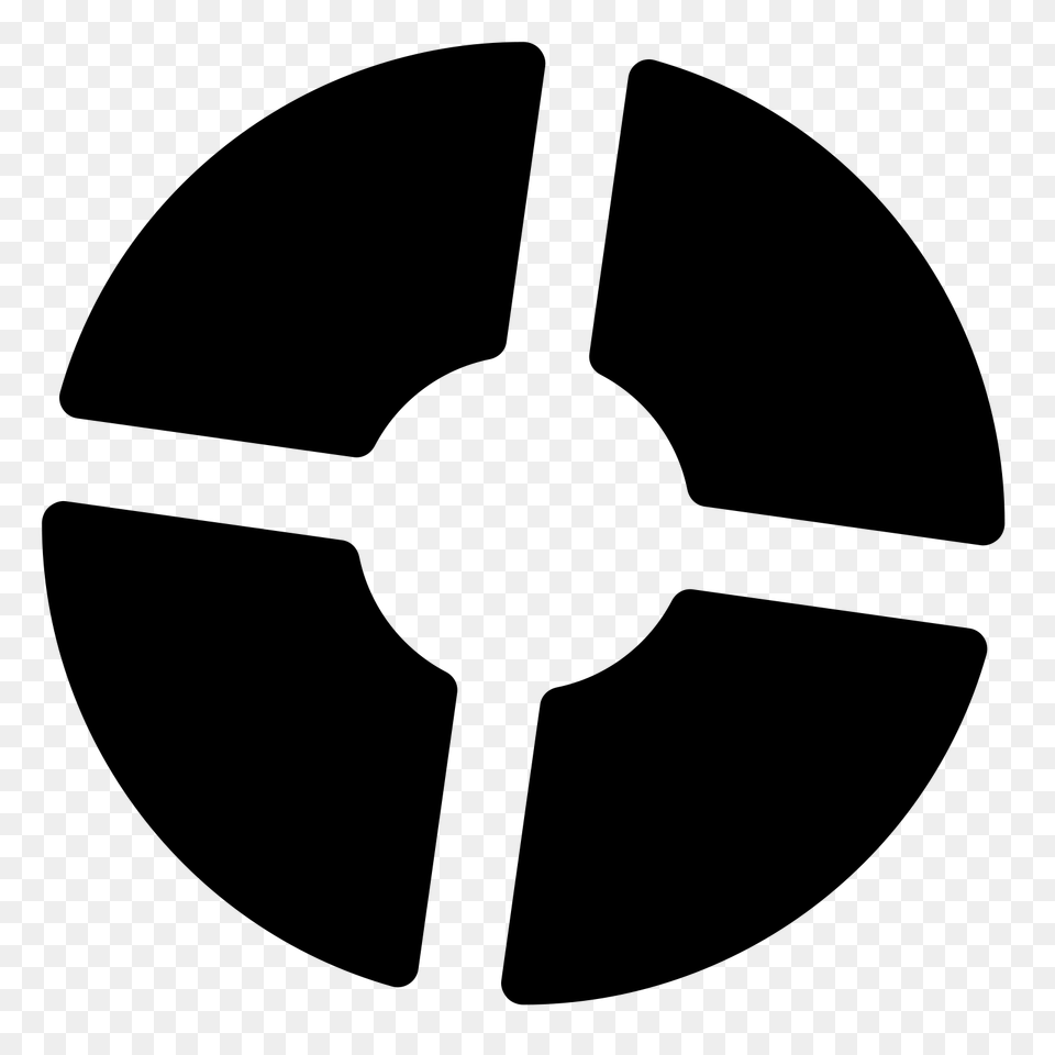 Team Fortress Filled Icon, Gray Free Png Download