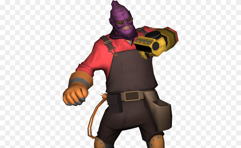 Team Fortress Tf2 Engineer Cosmetics Halloween, Adult, Male, Man, Person Png Image