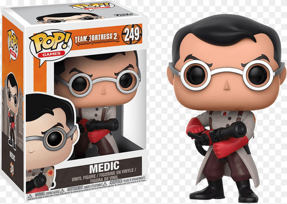 Team Fortress Tf2 Medic Funko Pop, Baby, Face, Head, Person Free Png Download