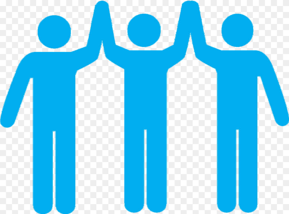 Team Holding Hands Stick Figure High Five, Body Part, Hand, Person Free Png