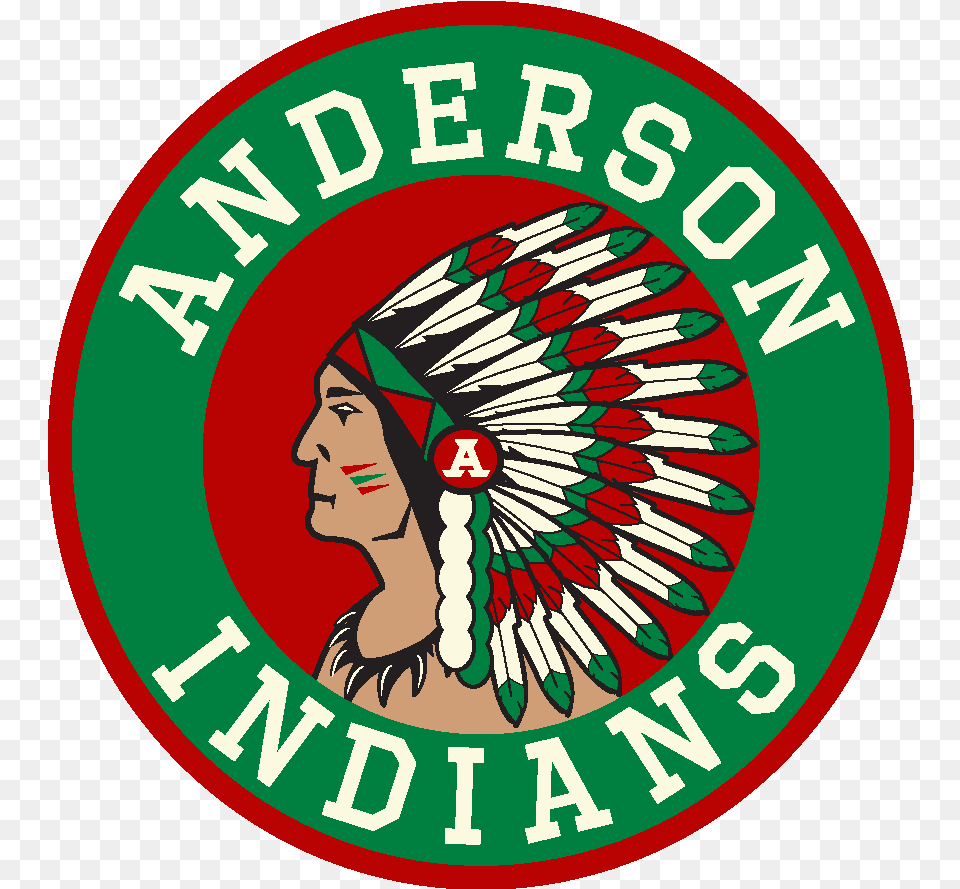 Team Home Anderson Indians Sports Anderson High School Anderson Indiana, Logo, Baby, Face, Head Free Transparent Png