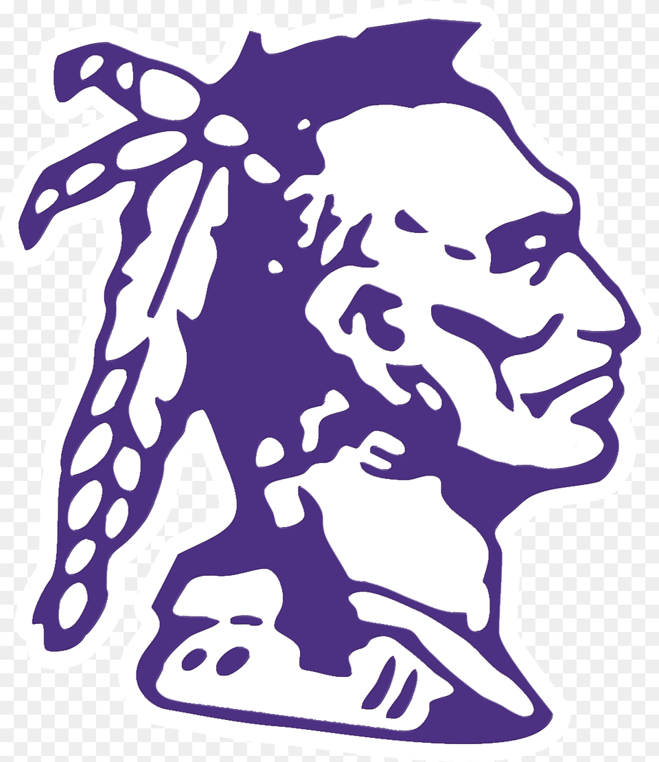 Team Home Fort Recovery Indians Sports Fort Recovery Logo, Stencil, Face, Head, Person Free Transparent Png