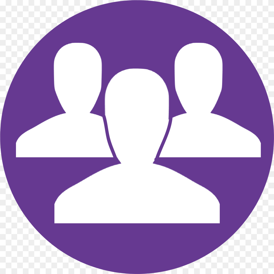 Team Icon Purple Clipart Team Purple Circle Icon, Logo, Disk Free Transparent Png