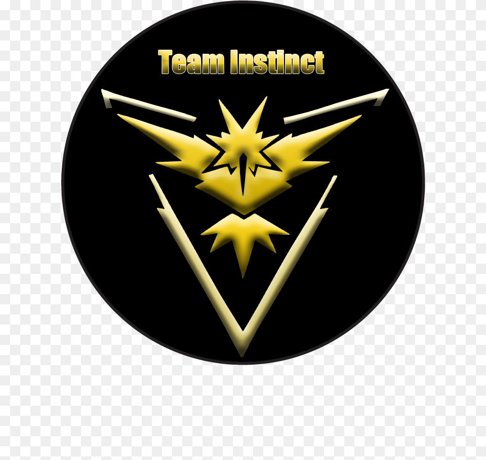 Team Instinct 2 Yellow Team Pokemon Go, Logo, Symbol Png