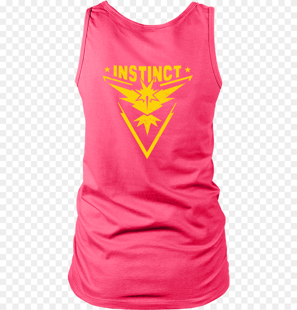 Team Instinct Pokemon Go Shirt Fast Shipping We All Shine, Clothing, Tank Top Free Transparent Png