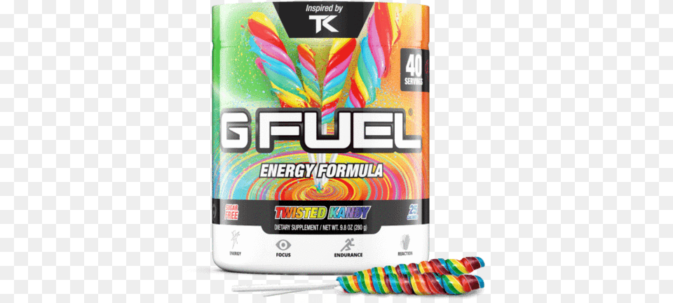 Team Kaliber39s Twisted Kandy Tub Gfuel Tropical Rain, Candy, Food, Sweets, Lollipop Free Png Download