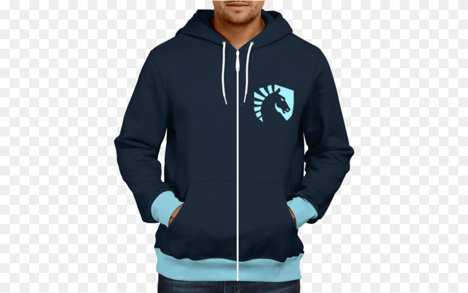 Team Liquid Multicolor Zipper Hoodie Virat Kohli Hoodie, Clothing, Hood, Knitwear, Sweater Png Image