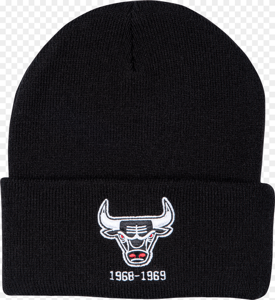 Team Logo Cuff Knit Beanie, Cap, Clothing, Hat, Person Free Transparent Png