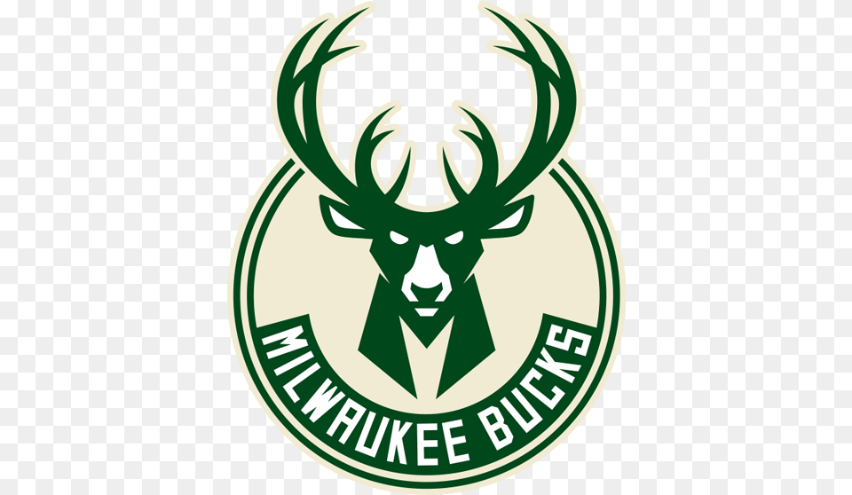 Team Logo Milwaukee Bucks Logo Large, Animal, Deer, Mammal, Wildlife Png