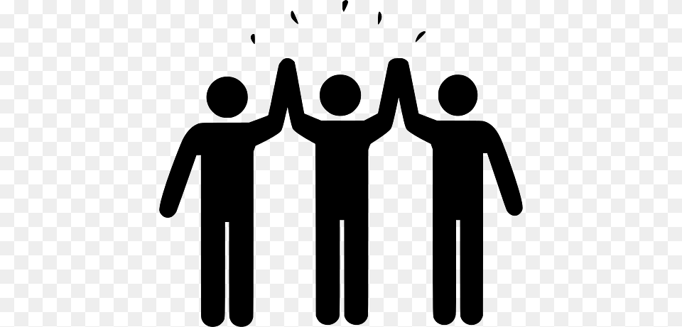 Team Making High Five, Body Part, Hand, Person, Symbol Free Png