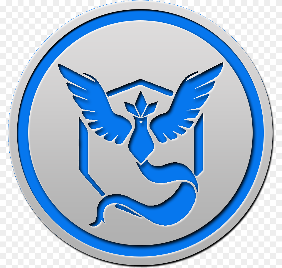 Team Mystic Button Icon X Click Here, Emblem, Symbol, Logo, Animal Png