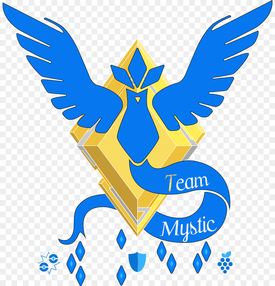 Team Mystic Design Team Pokemon Go, Emblem, Symbol, Baby, Person Free Png Download