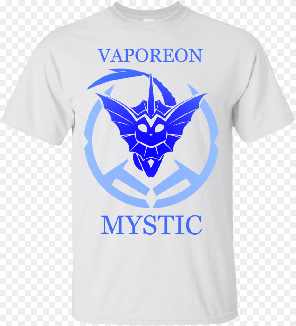 Team Mystic Vaporeon Teehoodie Team Mystic Vaporeon Teehoodie Custom Ultra Cotton, Clothing, T-shirt, Shirt, Logo Free Png