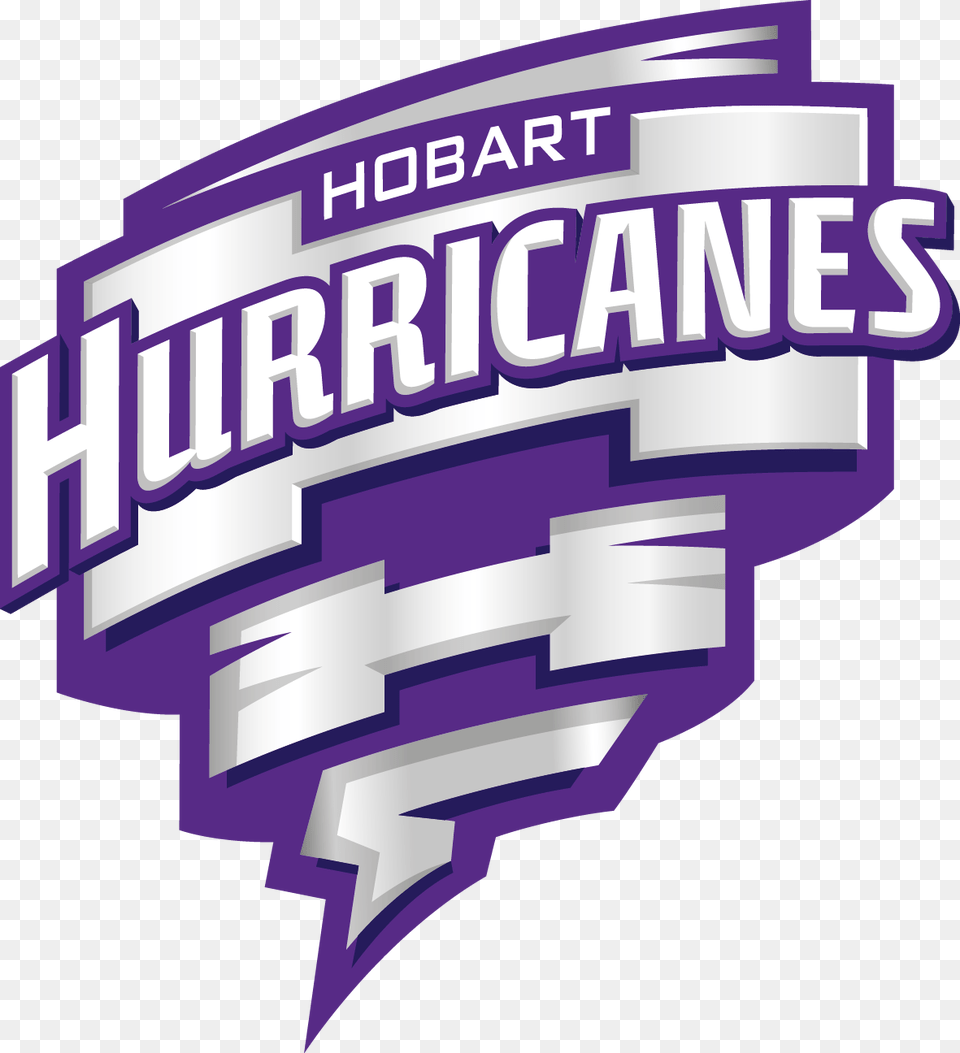 Team Name Hobart Hurricanes Logo, Purple, Badge, Symbol Png Image