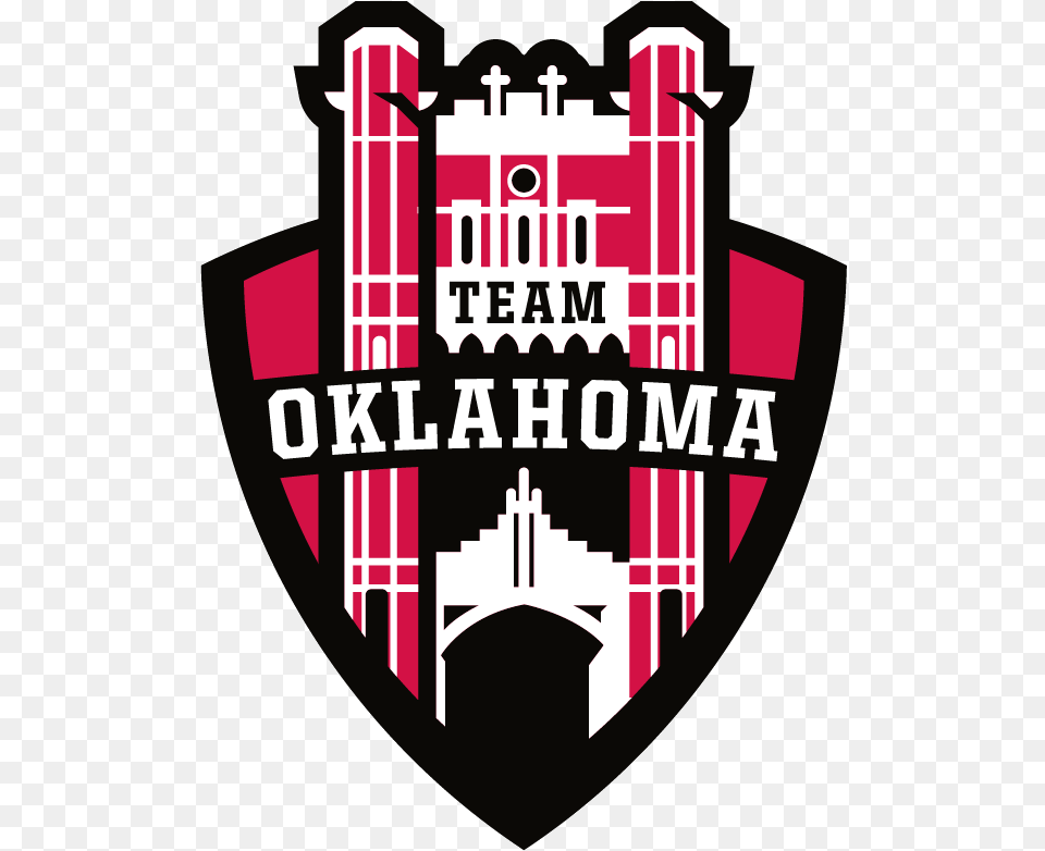 Team Oklahoma Logo Amp Official T Shirt Unveiled Emblem, Badge, Symbol, Scoreboard Free Transparent Png