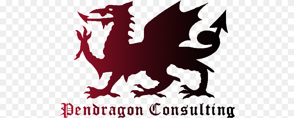 Team Pendragon Supports St Welsh Dragon Silhouette, Person Png
