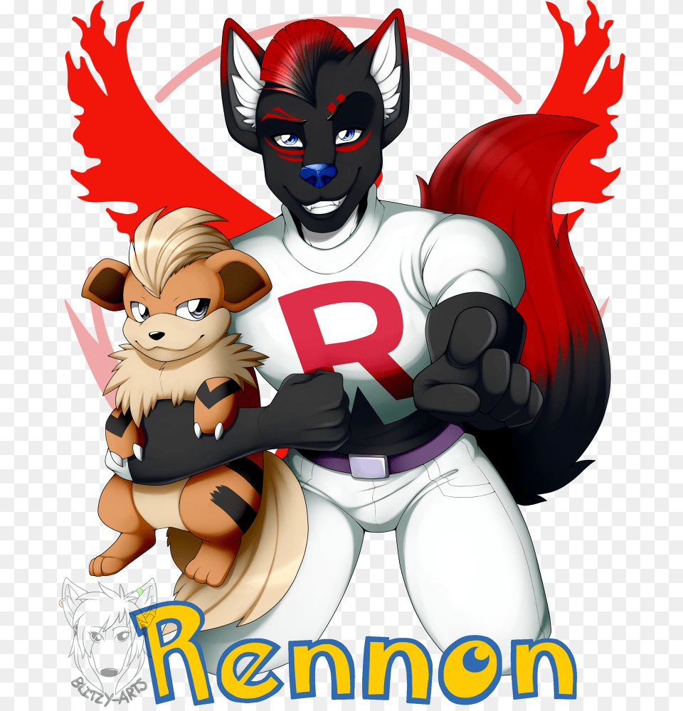 Team Rennon Wants You By Blitzy Arts Pokemon Go Red Team, Book, Comics, Publication, Person Free Png Download