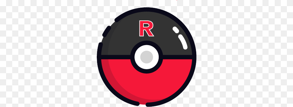 Team Rocket Ball Circle, Disk, Dvd Free Png Download