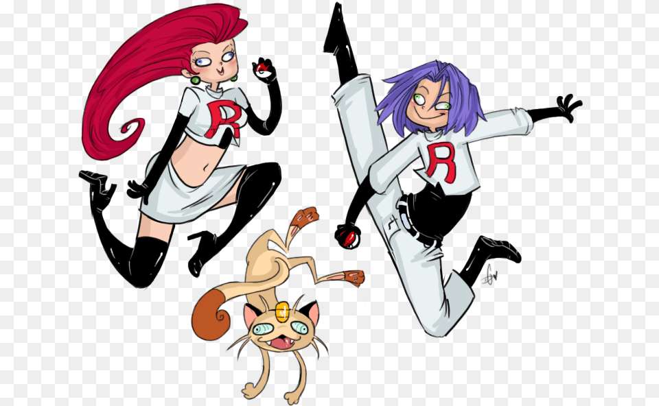 Team Rocket Jessie And James Derp, Publication, Book, Comics, Adult Free Transparent Png