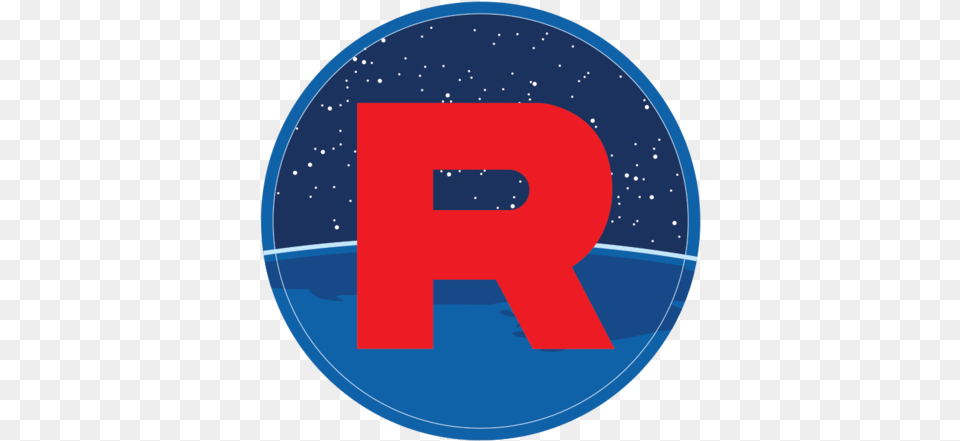 Team Rocket Sticker Team Rocket Logo, Symbol, Disk, Text, Number Free Png
