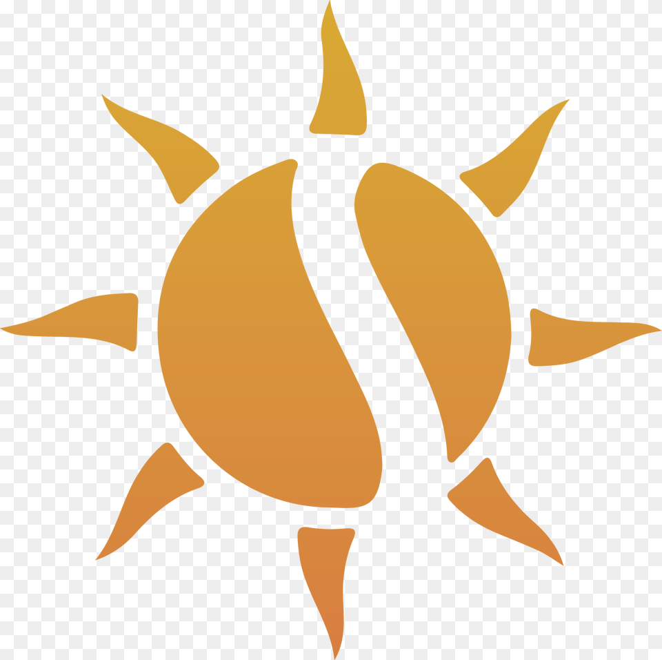 Team S Logo Red Sun Weather Symbol, Animal, Fish, Sea Life, Shark Free Png