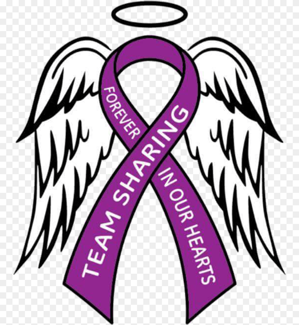 Team Sharing Grief Support For Parents Who Have Lost Breast Cancer Ribbon With Wings Clipart, Person Png Image
