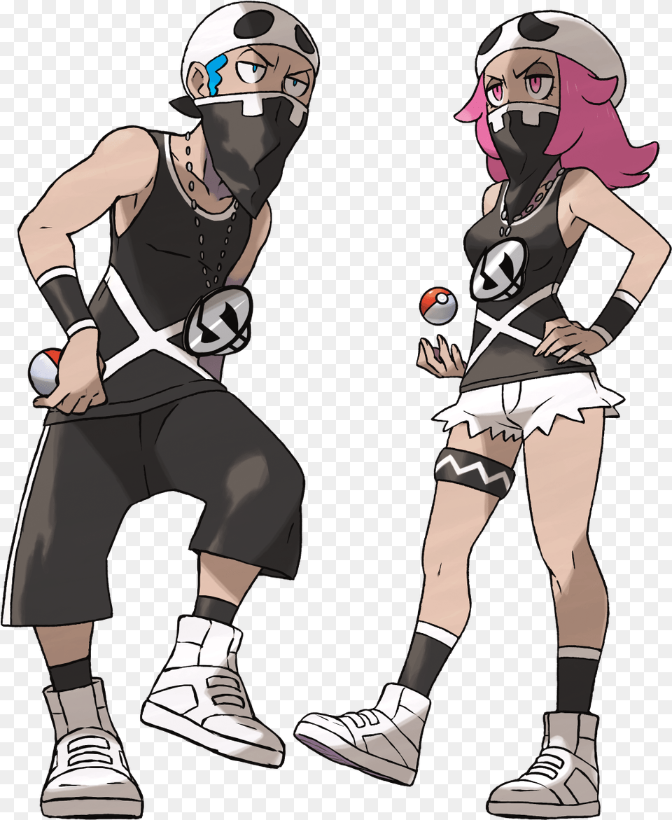 Team Skull Pokemon Team Skull Grunt, Book, Comics, Publication, Clothing Free Png Download