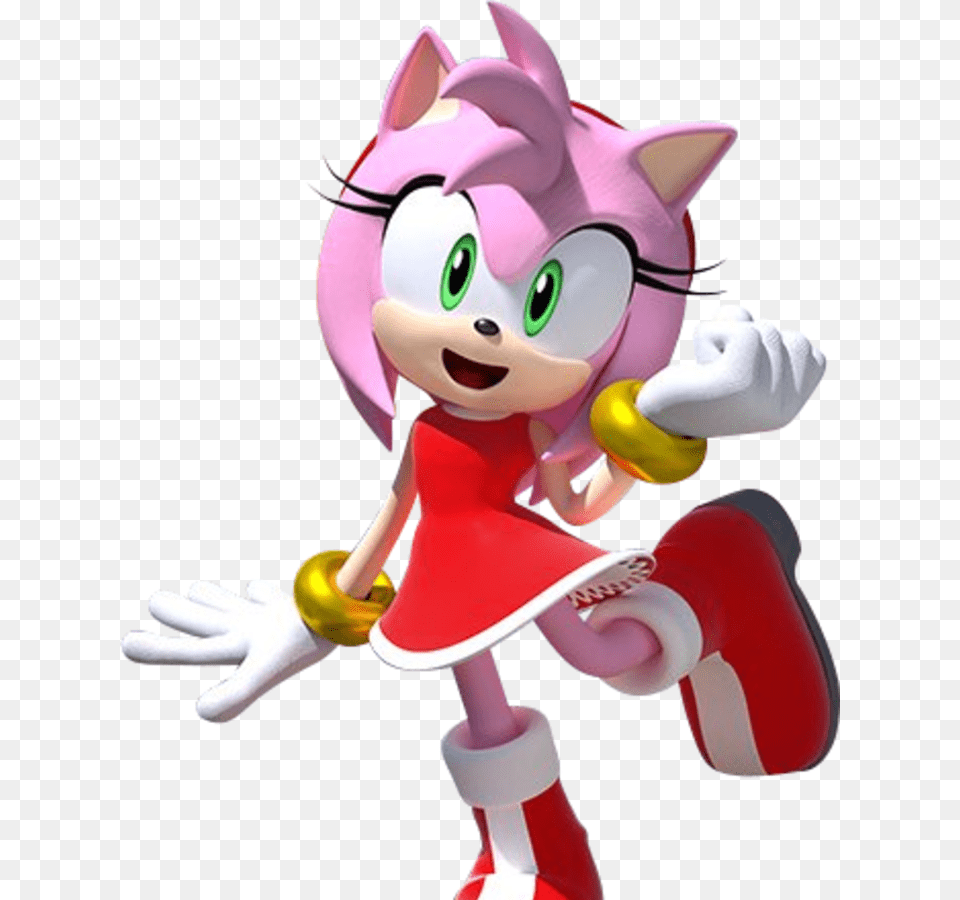 Team Sonic Racing Amy Rose, Toy, Face, Head, Person Png